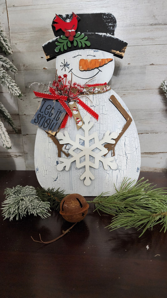 Standing Snowman!