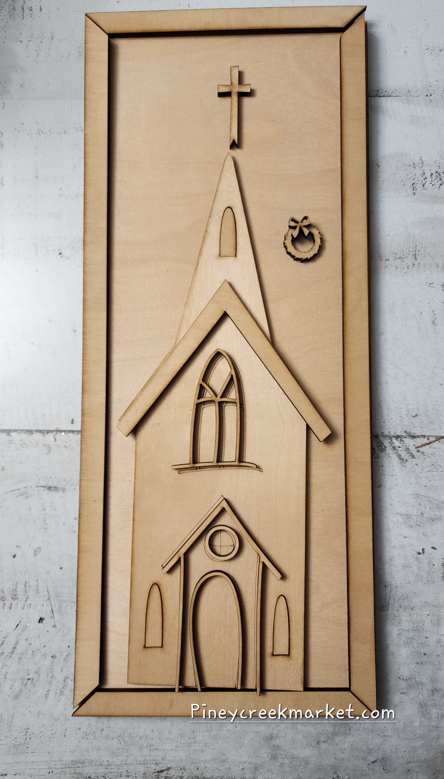 Tall Framed Church