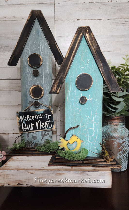 Birdhouse! 2 long tall for your tabletop