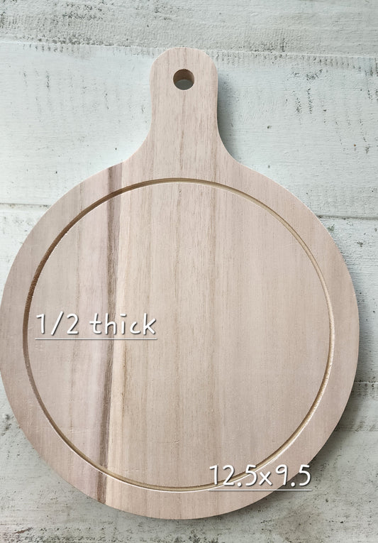 Breadboard  Round Cutting board only