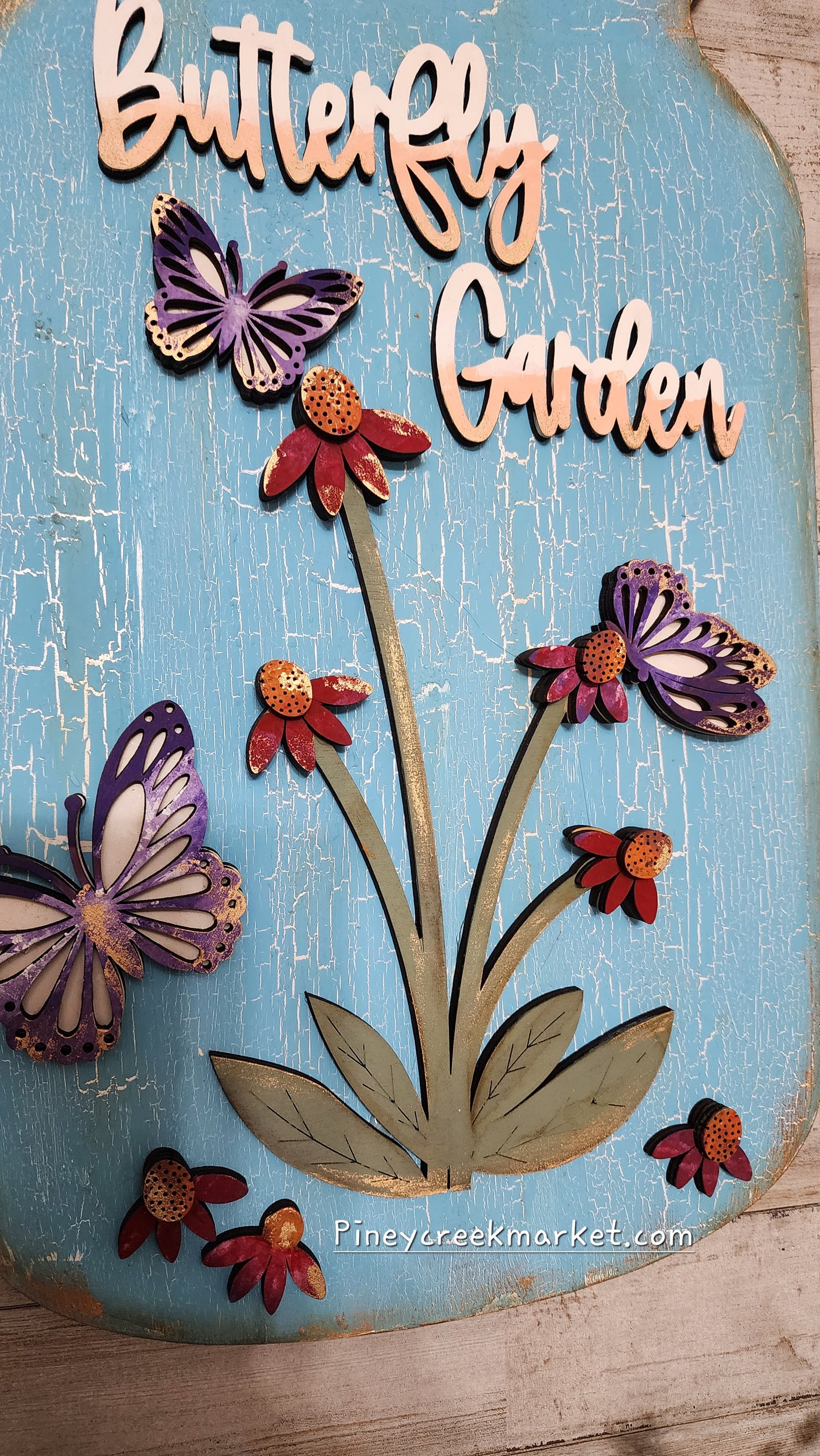 Mason Jar Butterfly Garden