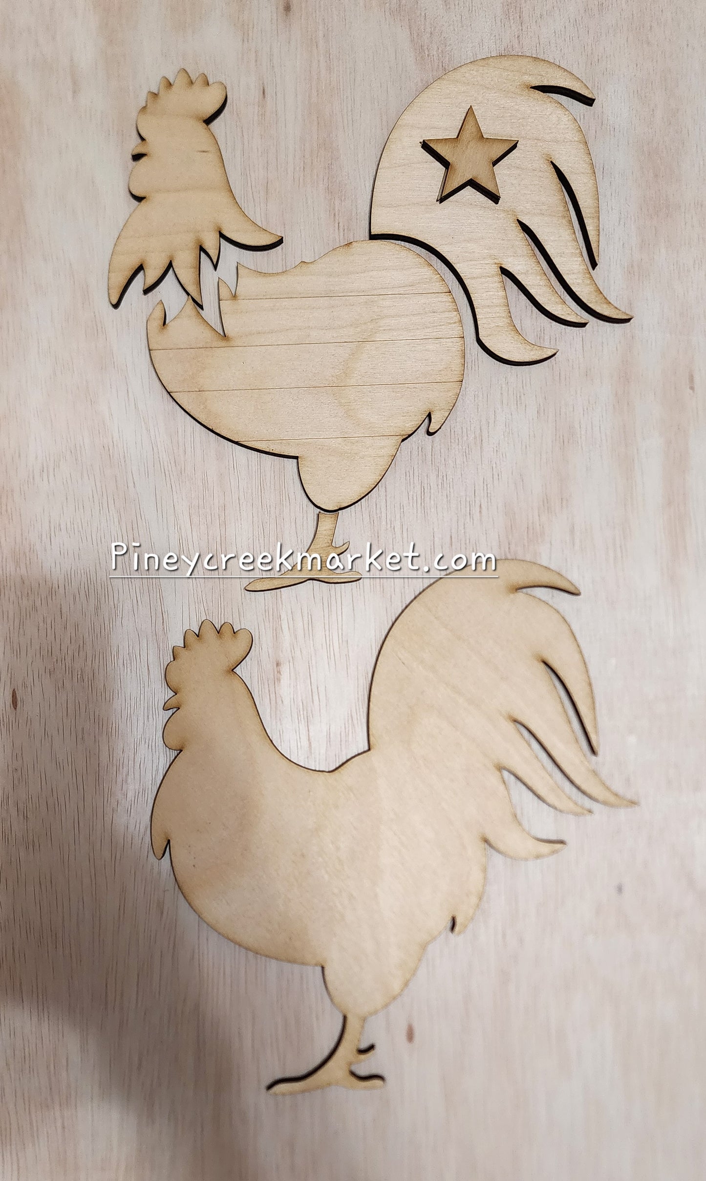 Rooster ONLY 🐓 Perfect for Anytime or 4th of July! Breadboard pictured sold separately