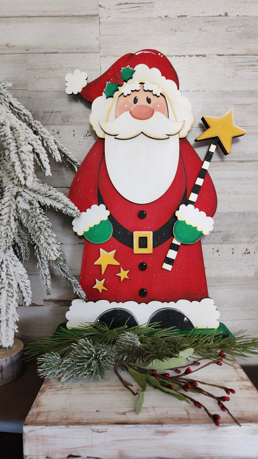 July 9th Class kit Santa with Stars