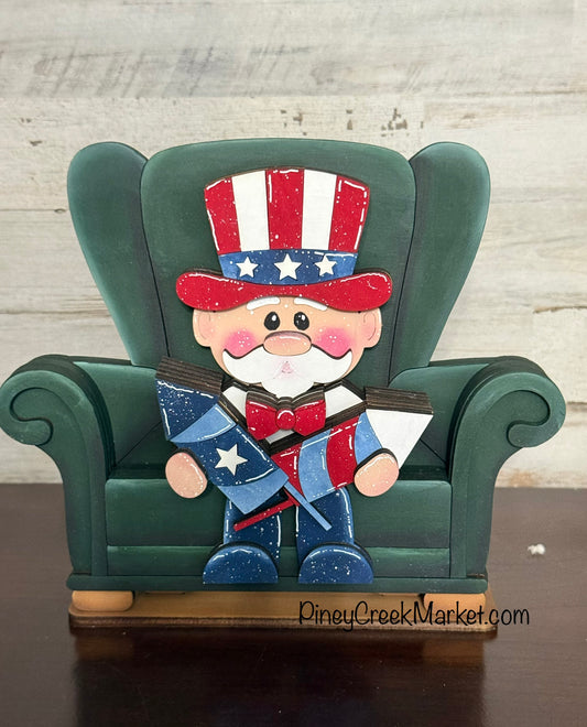 Uncle Sam Shelf Sitter