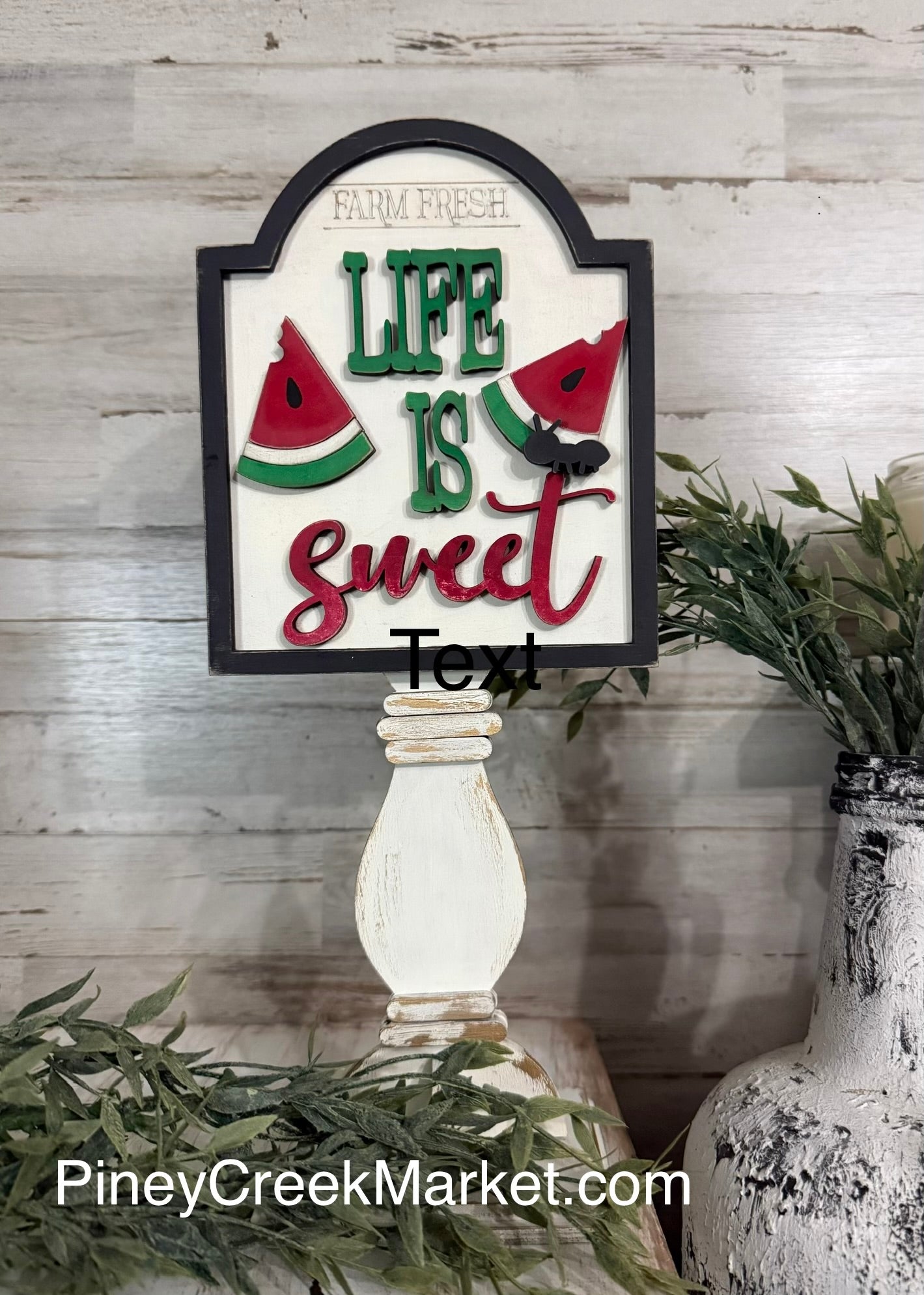 Hello Summer! And Life is sweet! Fits interchangeable spindle base!