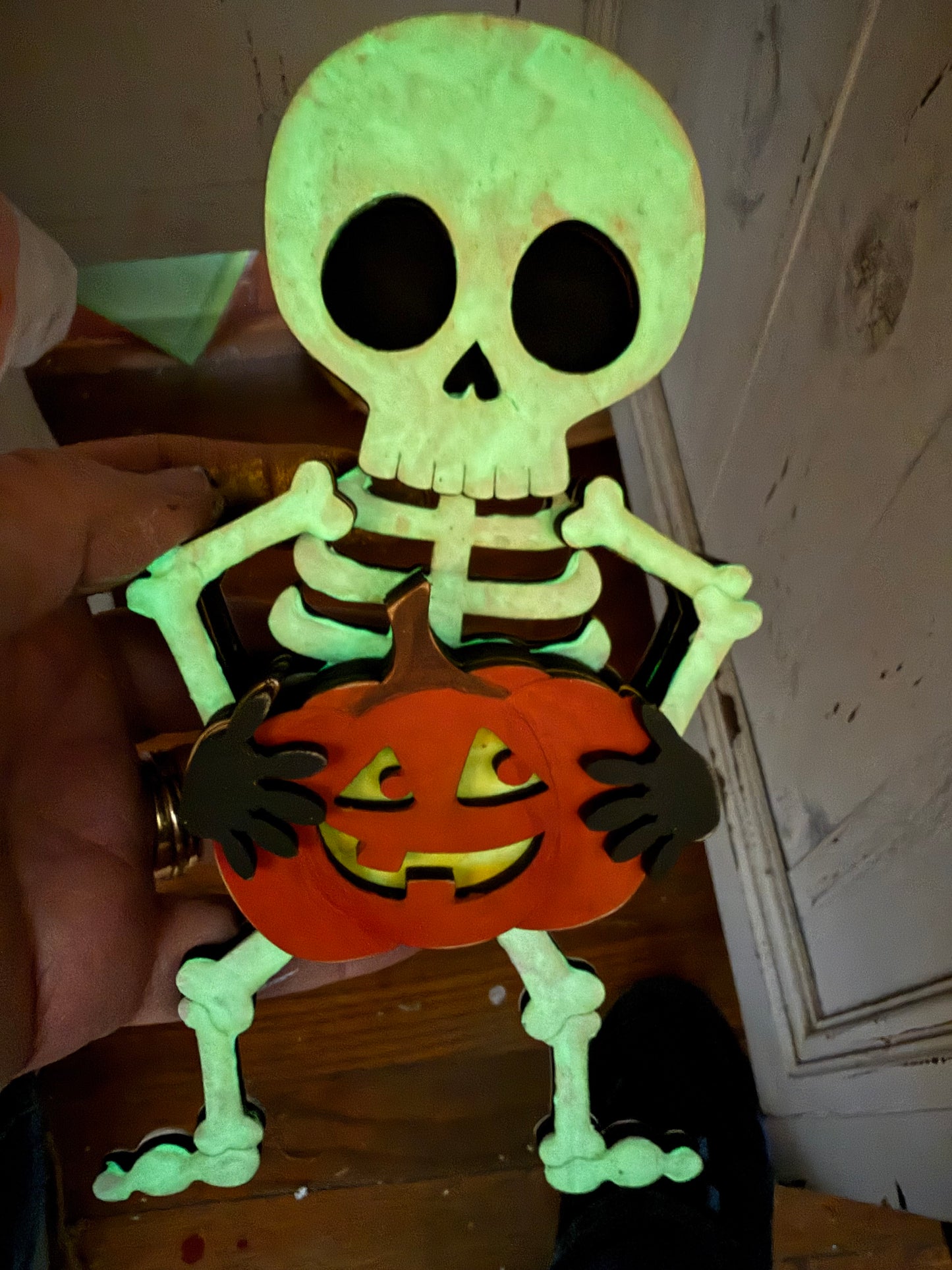 Skeleton shelf hanger!💀