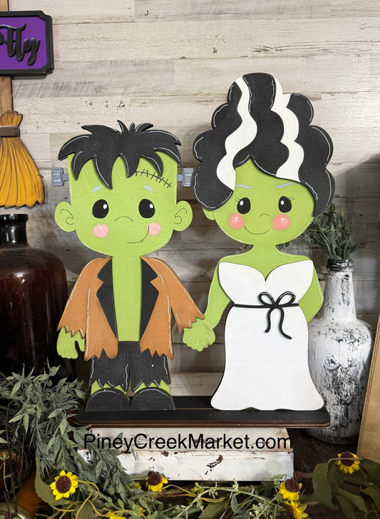 Frankenstein and his Bride Large PORCH SIZE