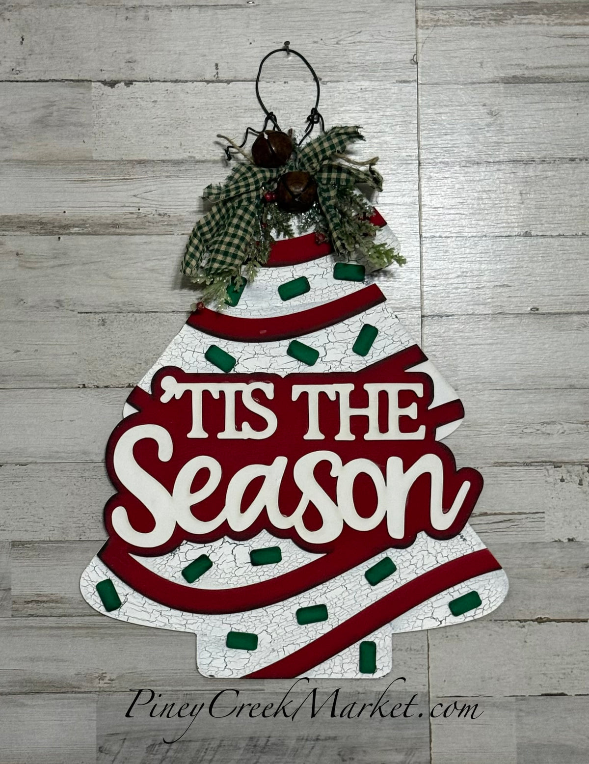 Christmas Tree Cake 🎄 Tis the Season Door Hanger!🎄