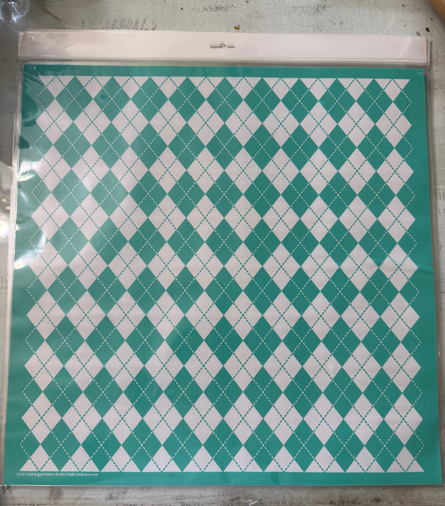 Reusable Chalk Couture stencil 18 inch