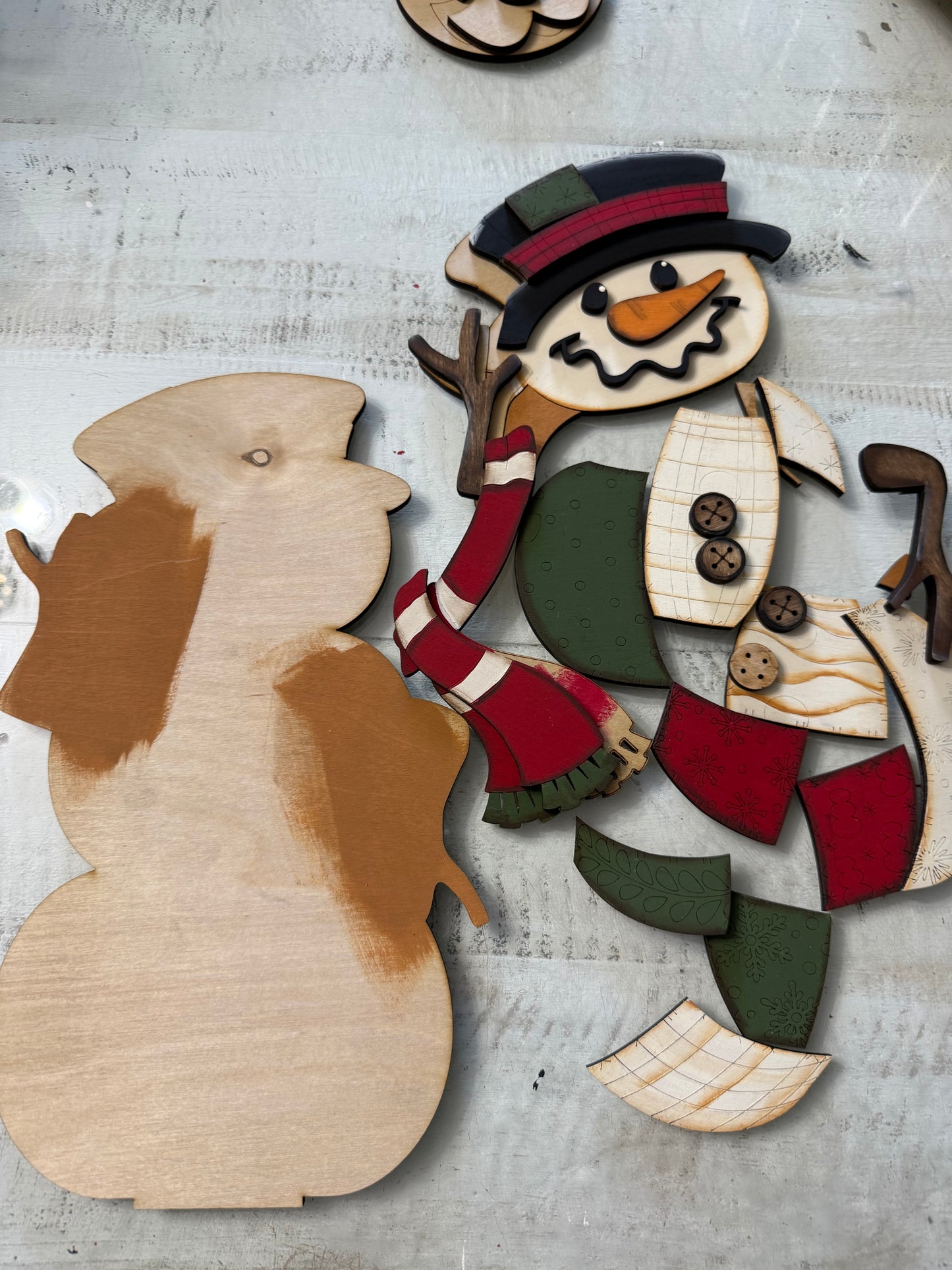 Patchwork Snowman kit
