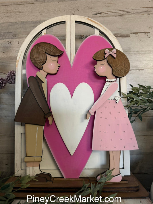 Window interchangeable (window base sold separately) Valentines Day