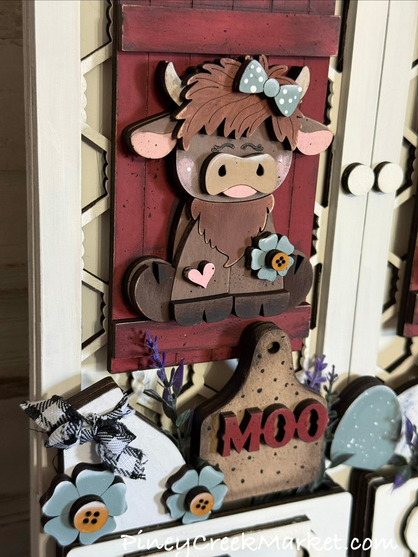 Interchange Highland Cow inserts for the New Cabinet !! (other inserts available)