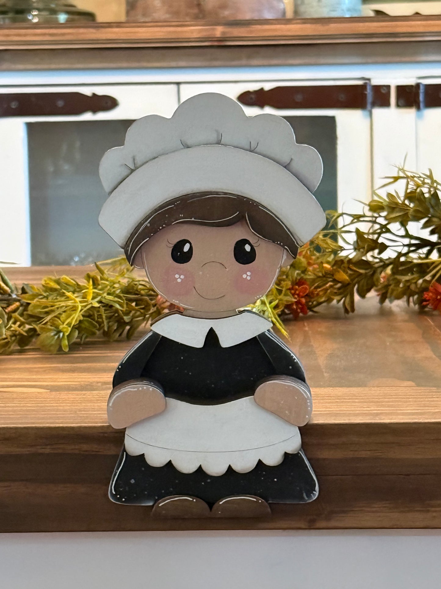 Pilgrim lady Thanksgiving