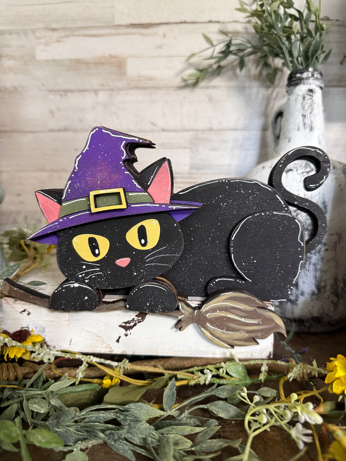 Halloween Cat shelf hanger!