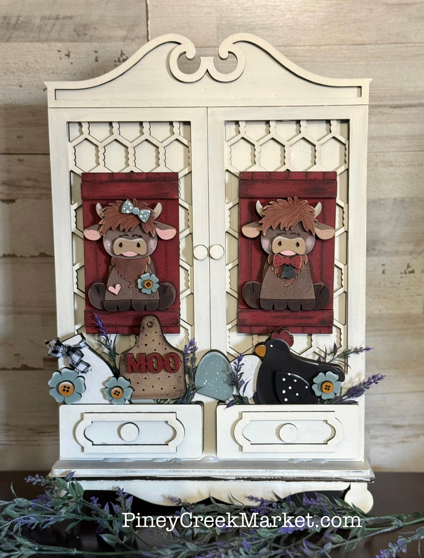 Interchange Highland Cow inserts for the New Cabinet !! (other inserts available)