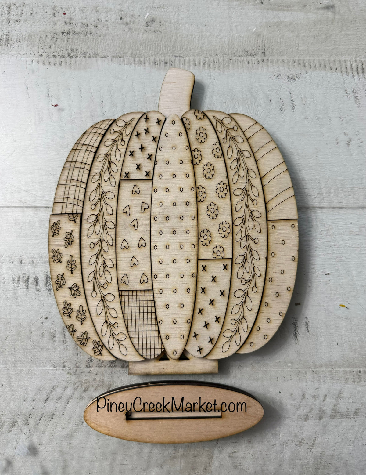 Small Patchwork Pumpkin kit