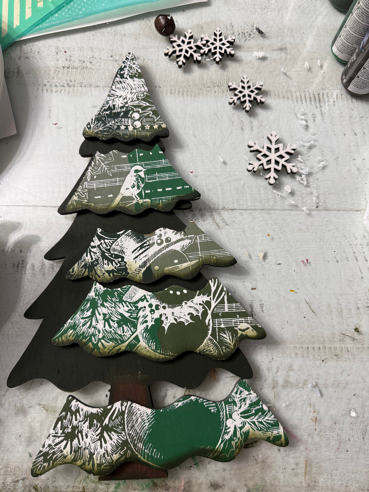 Christmas tree Patchwork to design your own Kit