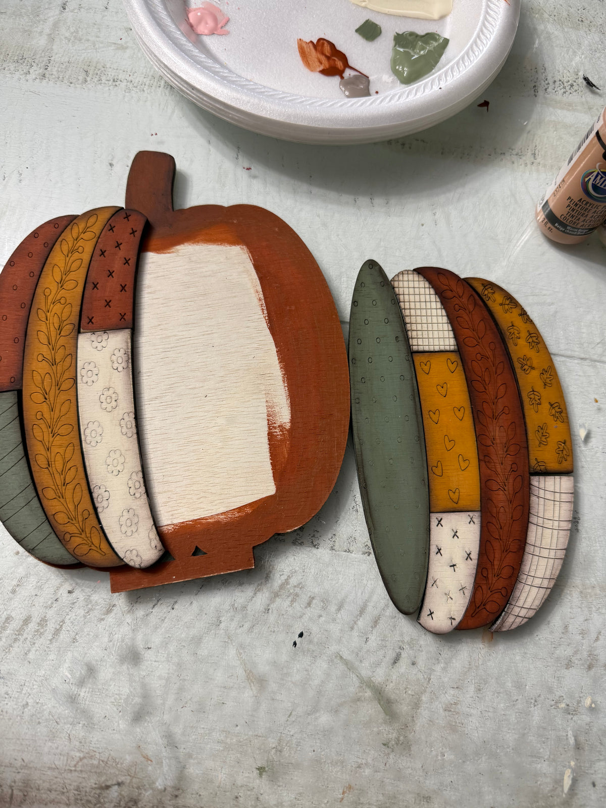 Small Patchwork Pumpkin kit