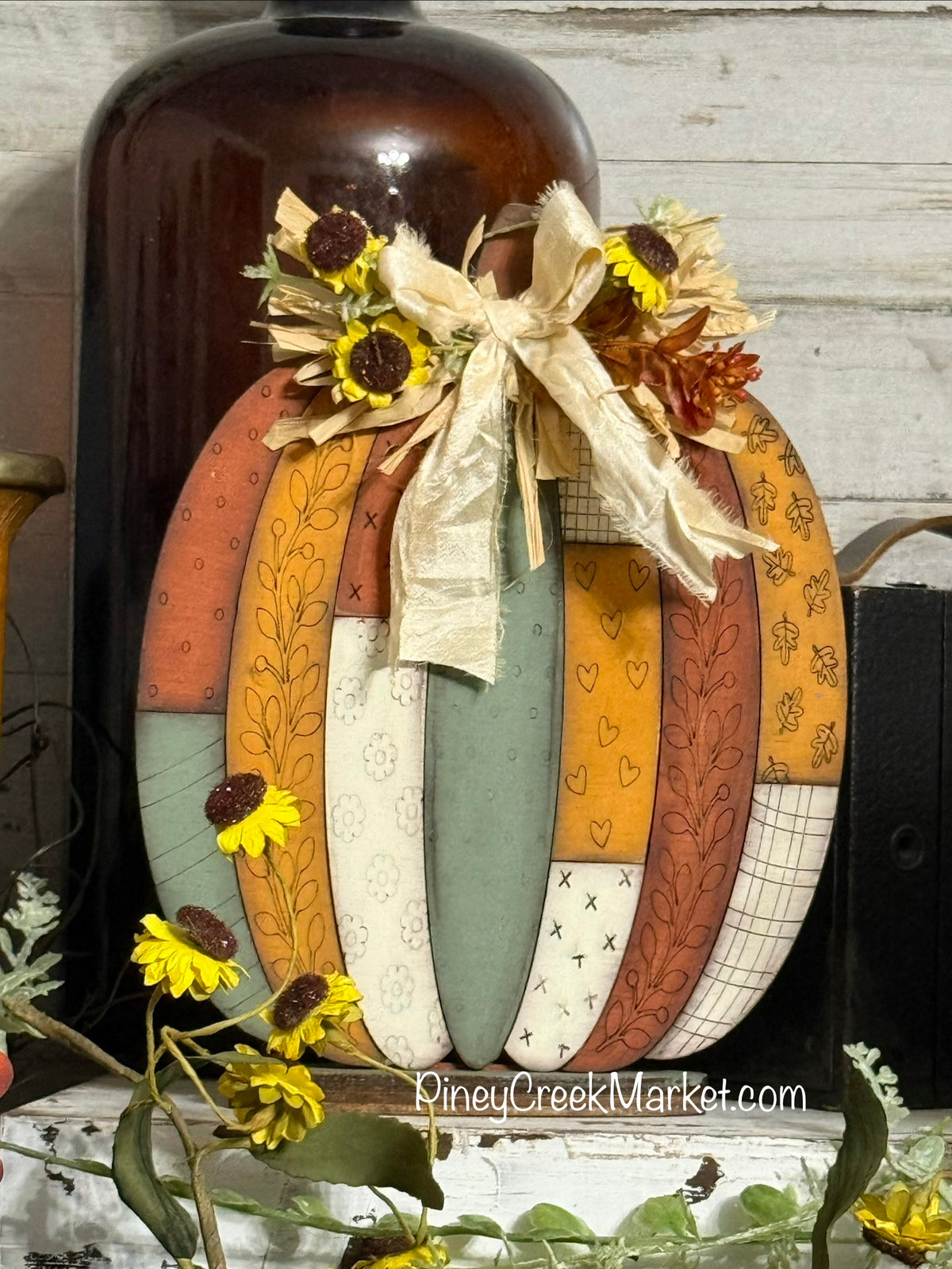 Small Patchwork Pumpkin kit