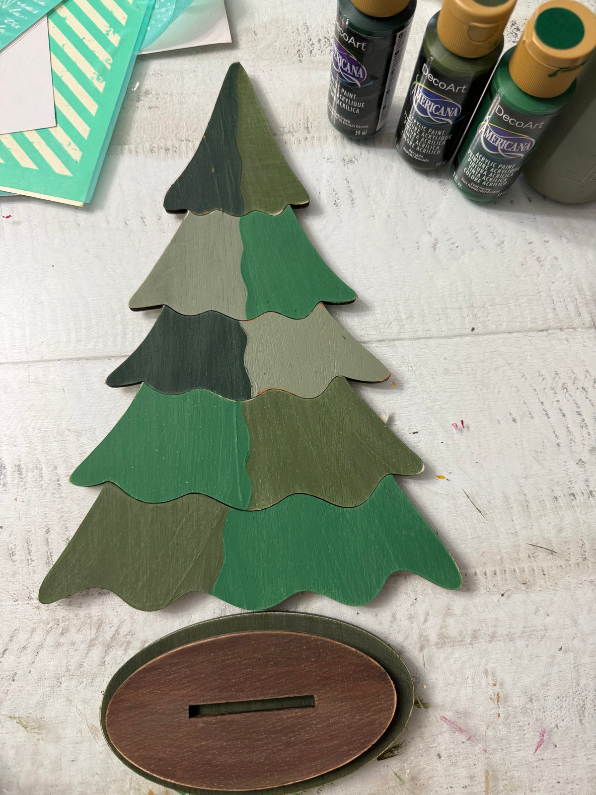 Christmas tree Patchwork to design your own Kit