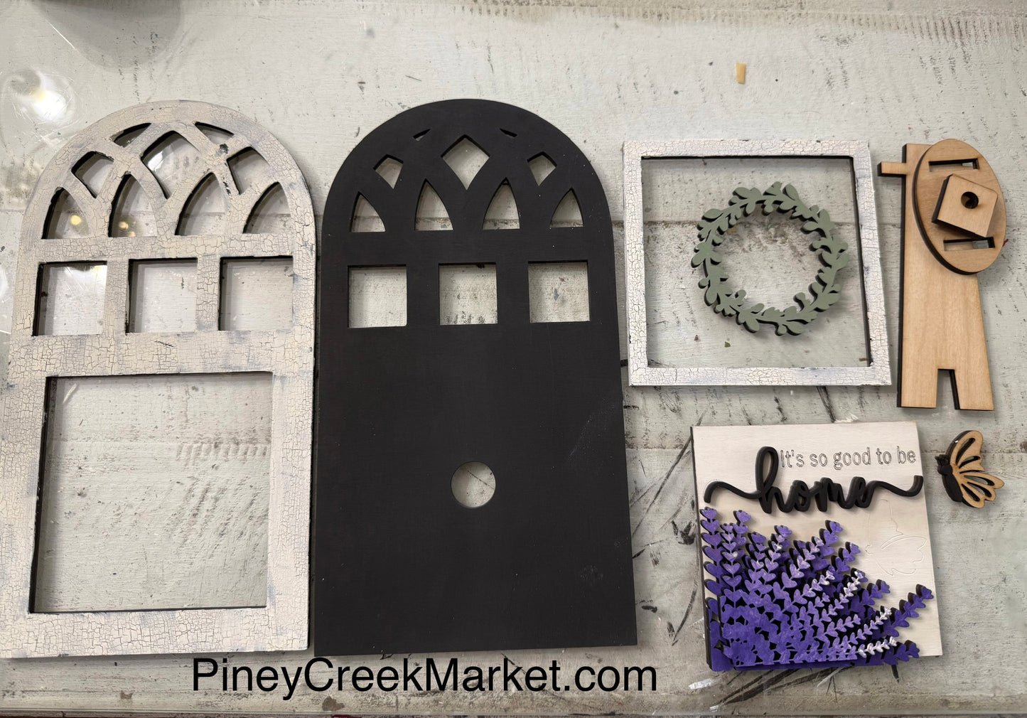 Window leaner with lavender insert!