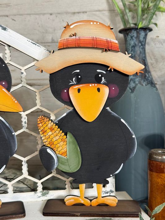 Crow with Corn 🌽