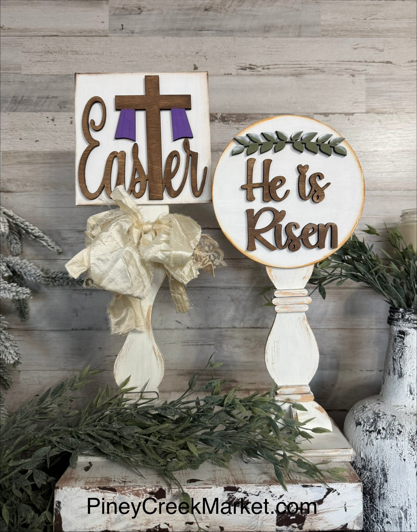 He is Risen Easter set Fits interchangeable spindle base!