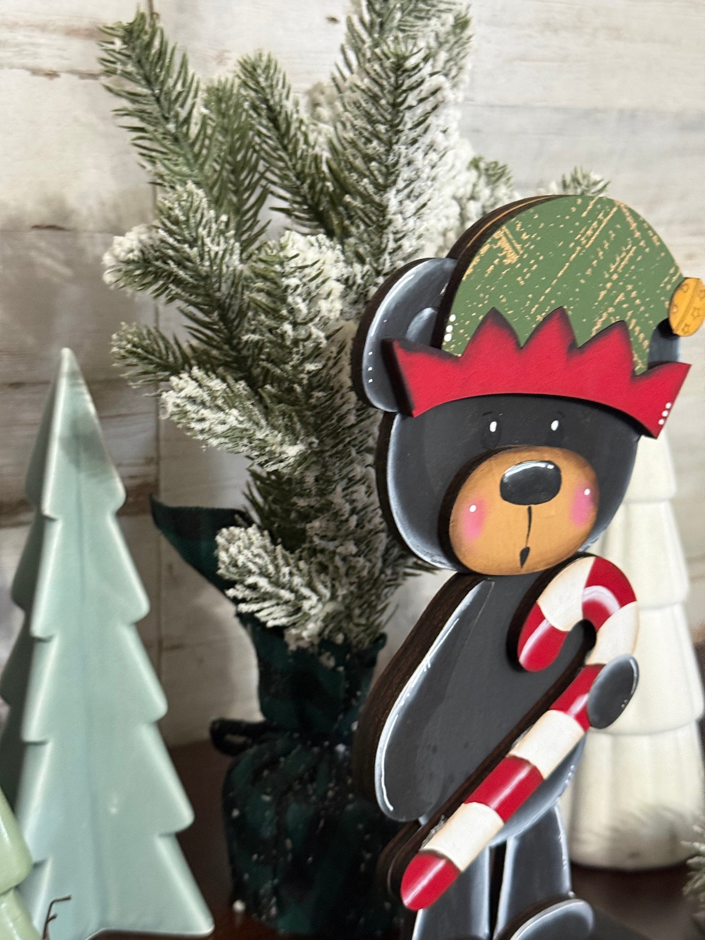 Christmas Bear with Candy Cane! 🎄🎄🎄
