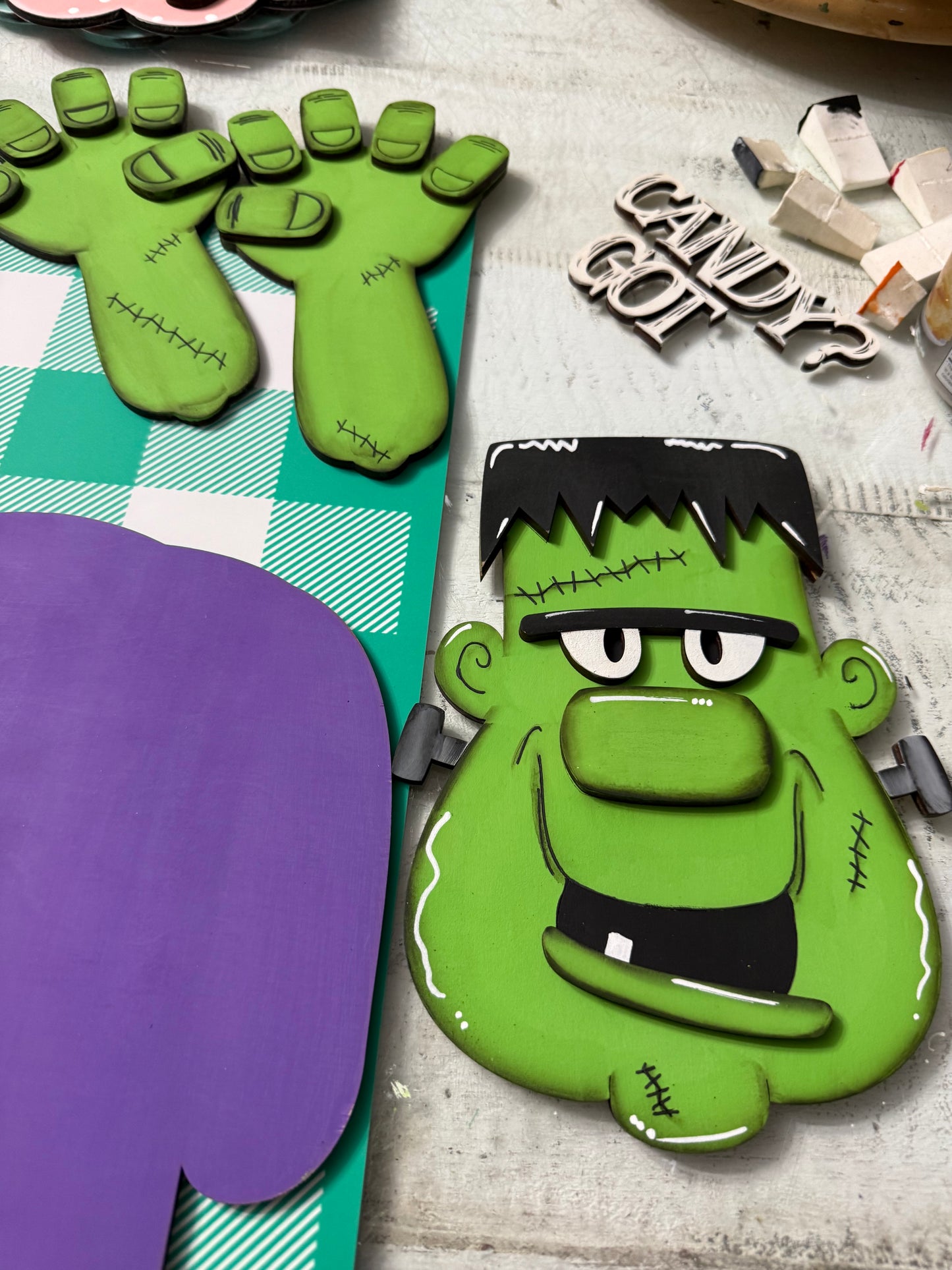 Frankenstein Got Candy?? Ready to paint Kit