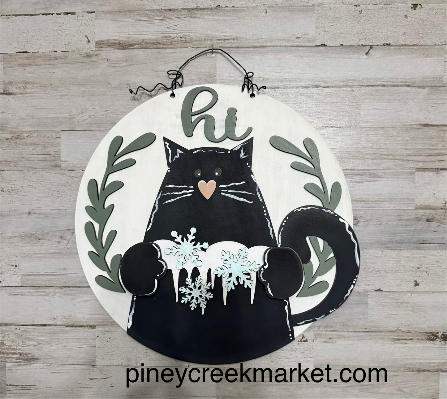 Cute cat interchangeable door/wall hanger!