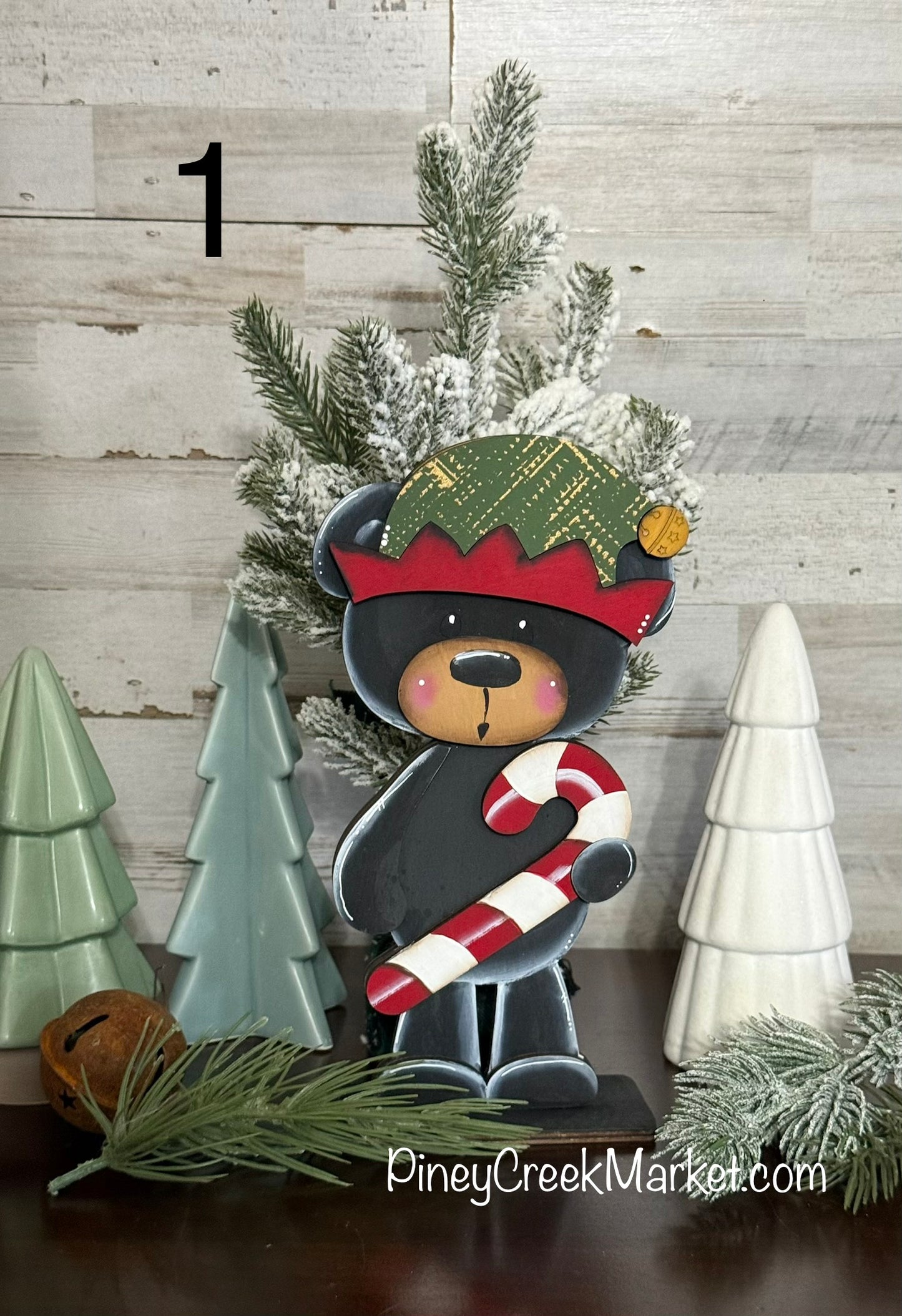 Christmas Bear with Candy Cane! 🎄🎄🎄