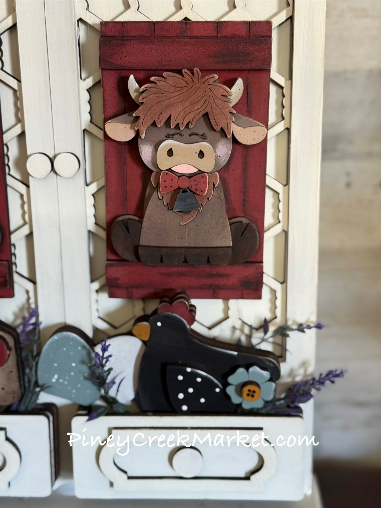 Interchange Highland Cow inserts for the New Cabinet !! (other inserts available)