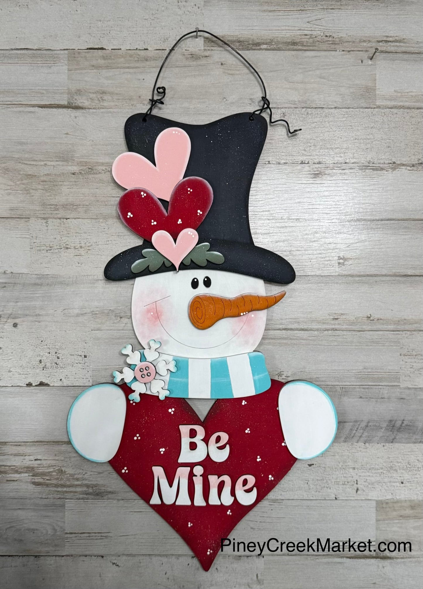 Snowman with Heart! Happy Valentines Snowman💕