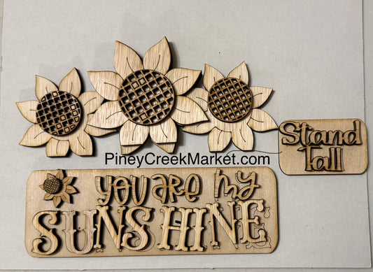 Vintage Truck (table top kit or hanging)add-on fits 12 inch truck You are my Sunshine 🌻🌻