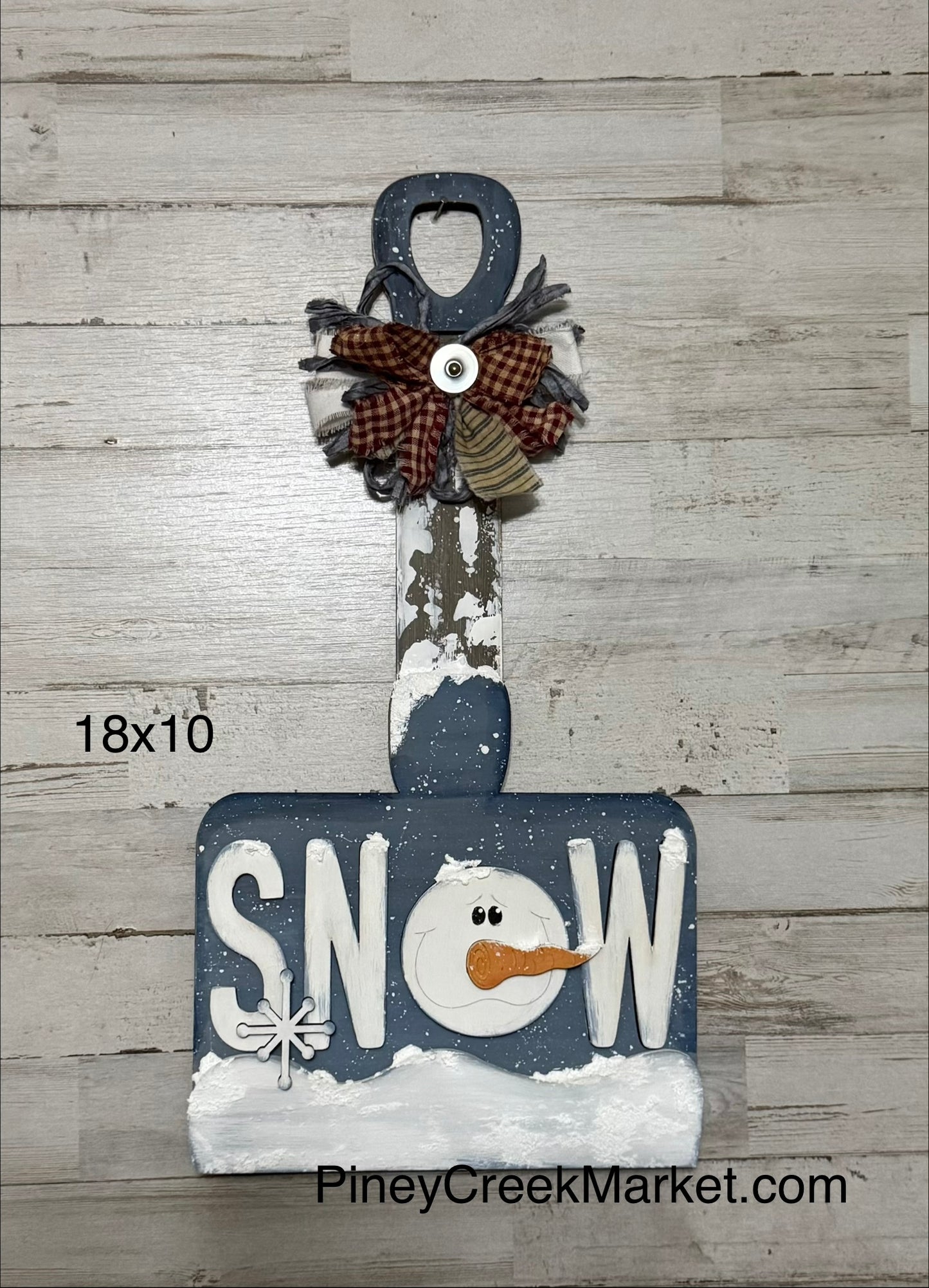 Winter Door/Porch Decor Snow Shovel
