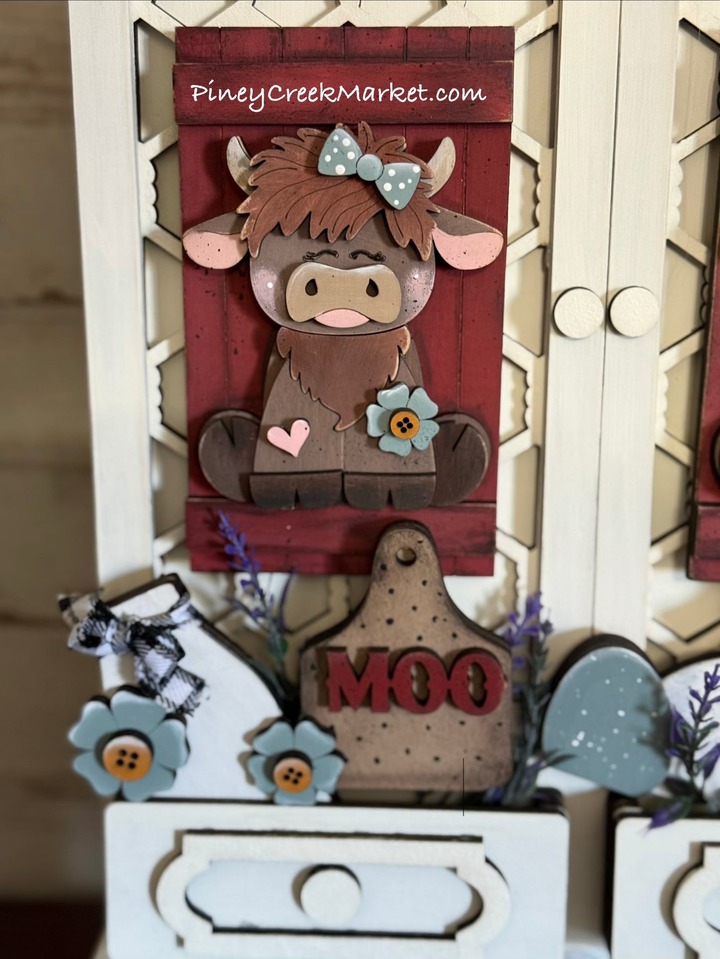 Interchange Highland Cow inserts for the New Cabinet !! (other inserts available)