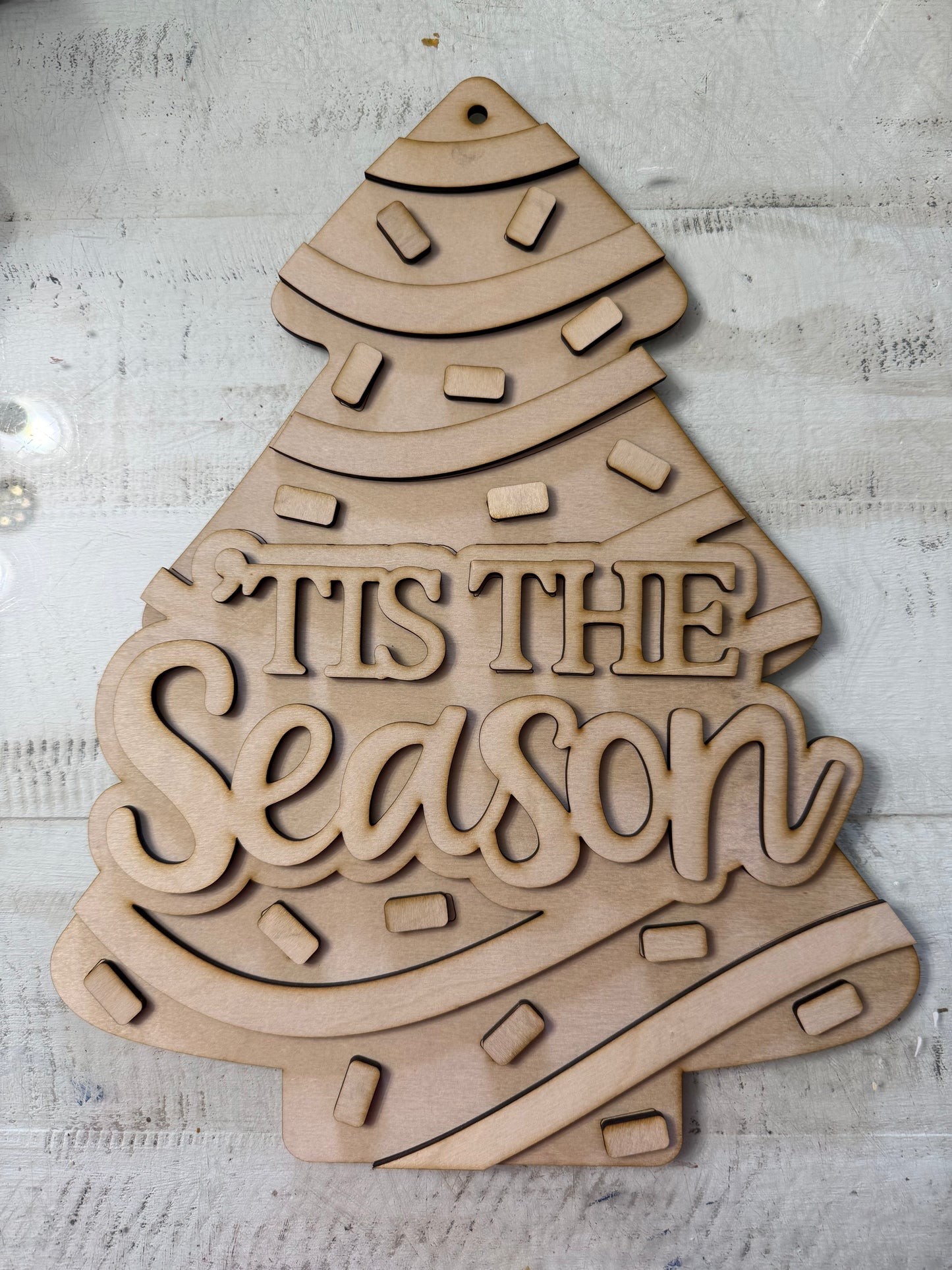 Christmas Tree Cake 🎄 Tis the Season Door Hanger!🎄