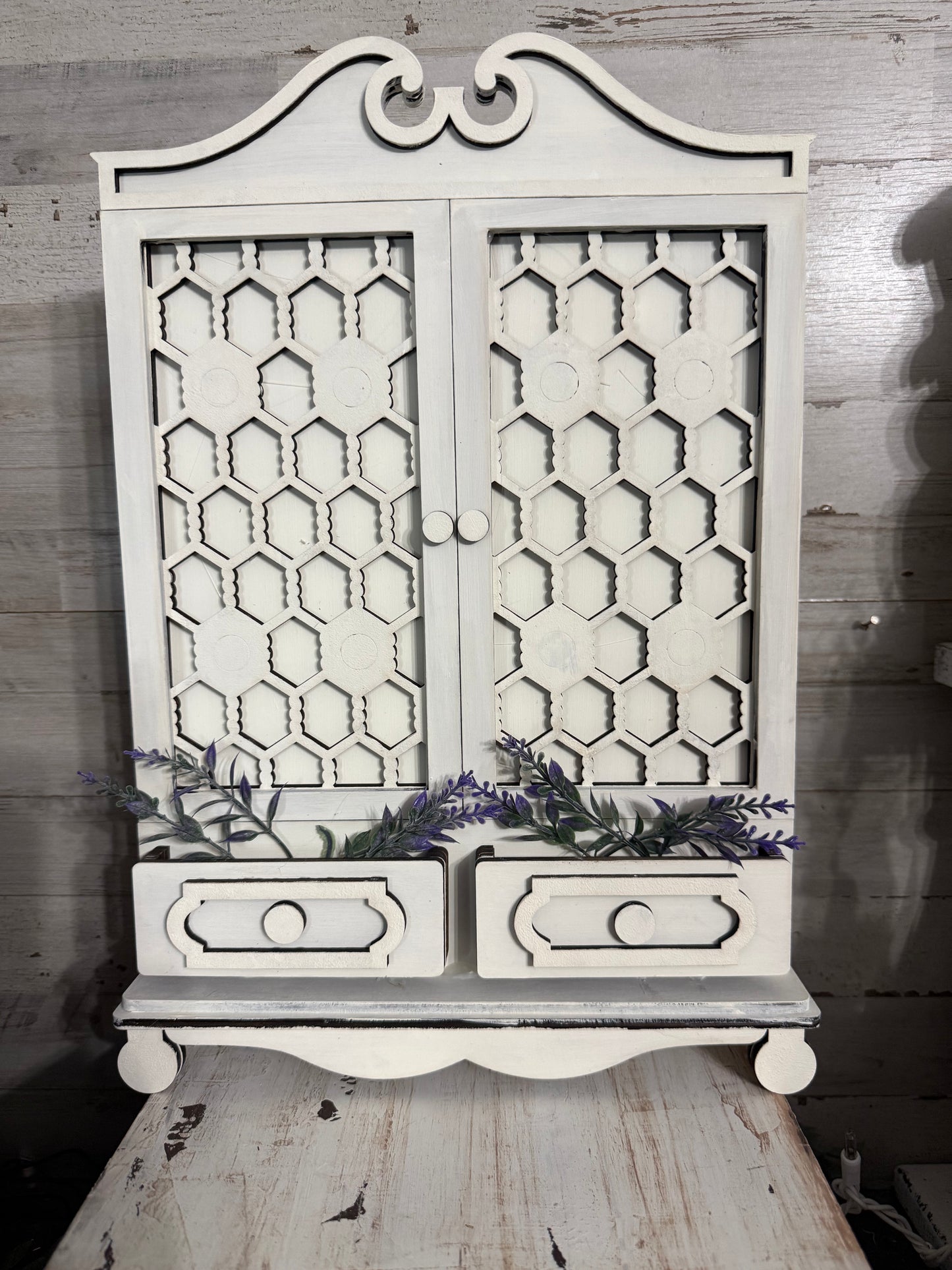 Adorable New Cabinet design with Home sweet home inserts included (other inserts available)