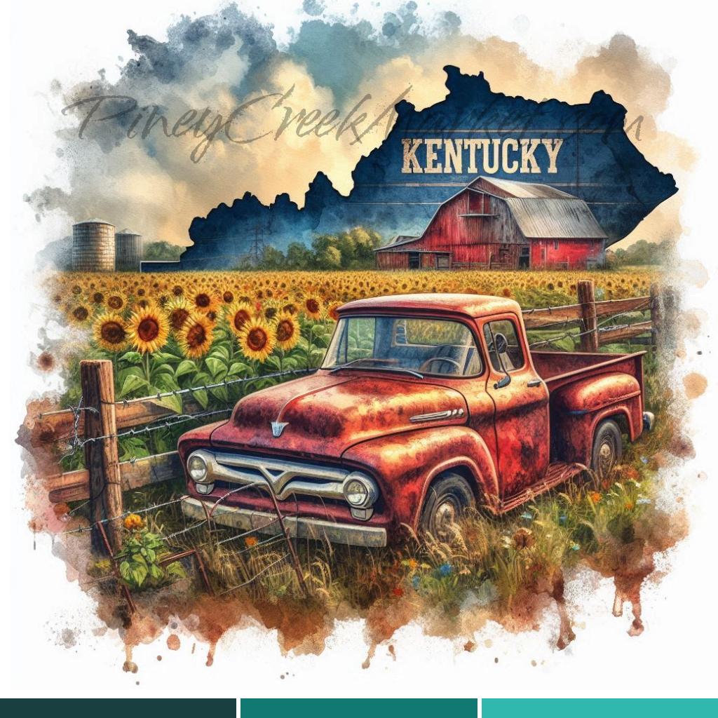 State Kentucky #3 Printable Download only