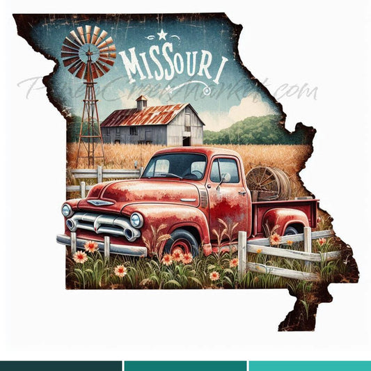 State Missouri #4 Printable Download only