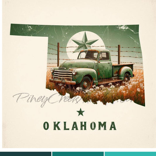 State Oklahoma  #2 Printable Download only