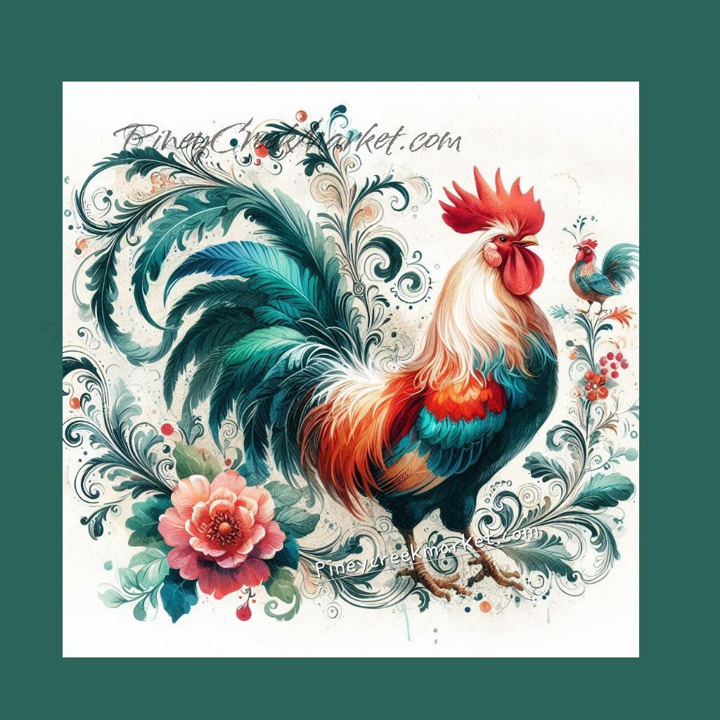 Rooster #2 Printable