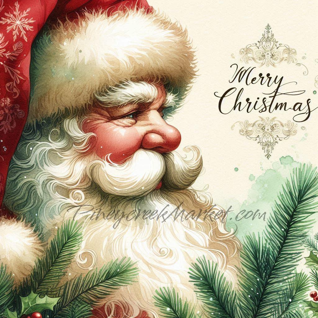 Santa #2 Merry Christmas Printable!