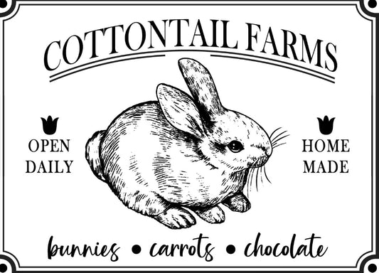 CottonTail Farms Stencil ONLY