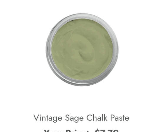 Chalk Paste Magnolia  3 oz jar Vintage Sage