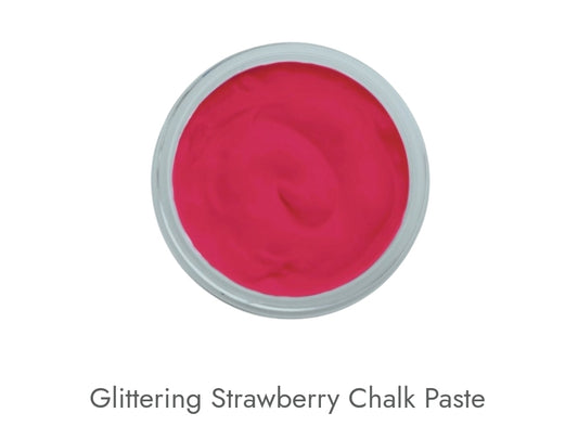 Chalk Paste Magnolia  3 oz jar Glittering Strawberry