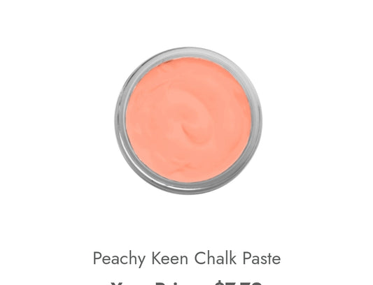 Chalk Paste Magnolia  3 oz jar Peachy Keen