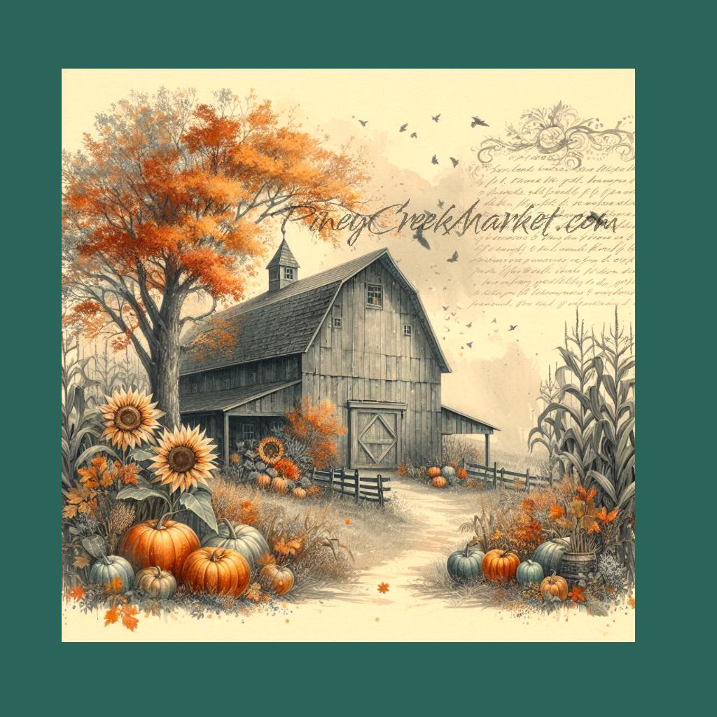 Fall 7 barn Printable