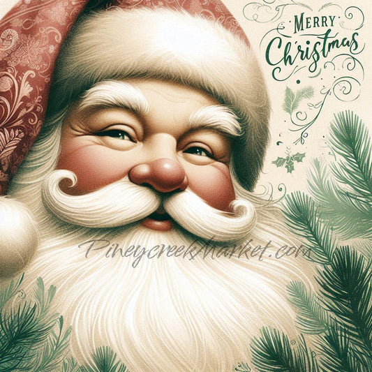 Santa #3 Merry Christmas Printable!